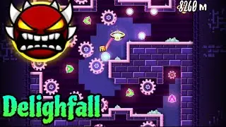 Delightfall by Chloechu and More! (Extreme Platformer Demon) - Geometry Dash 2.2