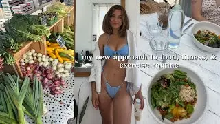 my new approach to food, fitness, and exercise routine that helps me stay healthy & fit