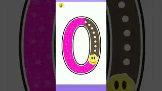 how to write the number 0 #Kid #handwriting #number
