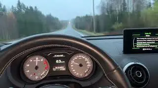 Audi S3 2015 0-100kmh Acceleration