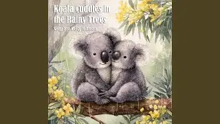 Koala Cuddles in the Rainy Trees