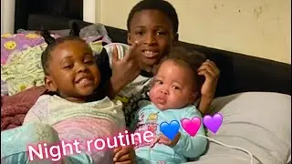 Realistic night routine with 3 kids 😩