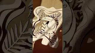 Tuc&aacute;n hecho con corte laser. Probando new herramientas #lasercutting #artandcraft #art #creatividad