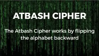 Codebusters Atbash Cipher  