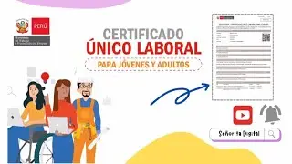 📣Descarga el Certificado Único Laboral (certijoven/certiadulto) 🇵🇪