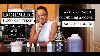 Homemade Hand Sanitizer- Without Rubbing Alcohol