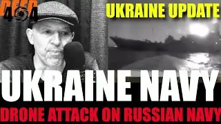 Russian navy ship struck, badly damaged by Uraine drone.