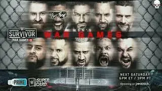 @WWESurvivor Series 2024- OG Bloodline & Punk vs New Bloodline & Reed Official Wargames Match Card