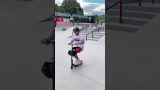 Landing a Nose Manual To Inward on a Scooter is no joke! 🤩 #TrickTips #RideHard