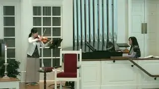 A Brief Storm (Original) for Violin and Piano by Michelle Lau (live performance at WSUMC)