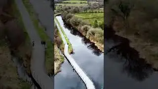 First Floating Boardwalk Leitrim Ireland.