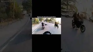 My favourite direction is `elsewhere🏍️💨#motovlog #insta360 #pulsarns160 #bajajindia #rider #shorts