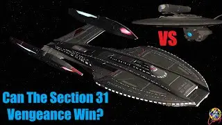 Section Vengeance VS USS Zheng He Inquiry Class - A Close One! Both Ways Star Trek Starship Battles
