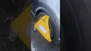 Untaxed vehicle clamped