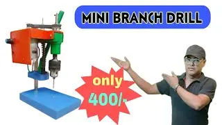 I built a bench drill mechine | bahuti sasta mea | tech experiment 