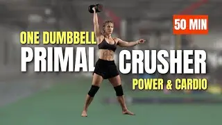 50 min Primal Strength & Conditioning | One Dumbbell Supersets | Full Body