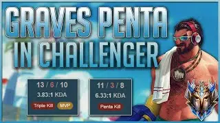 Gryffinn | 14 Y/O CHALLENGER PENTAKILLS WITH GRAVES JUNGLE VS CLG Wiggily and Tuesday!