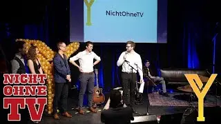 Auf der B&uuml;hne beim Youlius-Award 2018 | NichtOhneTV