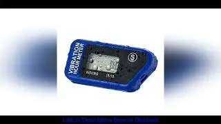 Waterproof Resettable LCD Wireless Vibration Hour Meter For Chainsaw Pit Bike Dirt Quad Bike Lawn Mo