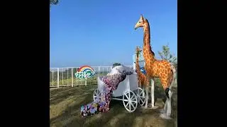 wedding decor event prop/ fiberglass animal sculpture/ birthday party prop