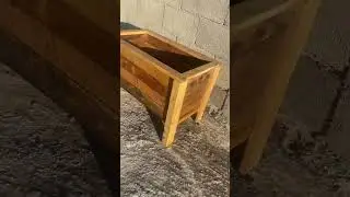 Macetero realizado con #pallets | ma&ntilde;ana se sube 👆🏼