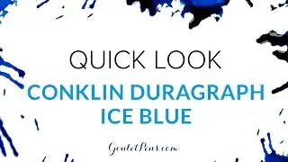 Conklin Duragraph Ice Blue: Quick Look