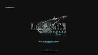 Final Fantasy VII: Remake Intergrade - Title Screen & Main Menu with Music (Demo)