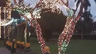 Holidays decoration at Turtle River Park in Ocho Rios, St Ann.