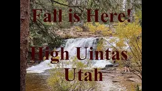 Day Hike from the Trial Lake Trailhead, High Uintas, Utah. Provo River Falls, & Autumn Fall Colors
