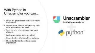 Flexibility without complexity: Using Python with Unscrambler