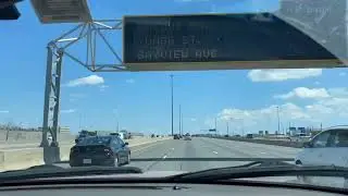 Highway 401 TORONTO CANADA Time Lapse