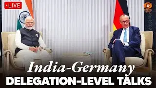 LIVE: PM Modi, German Chancellor Friedrich Merz hold delegation-level talks in Ahmedabad