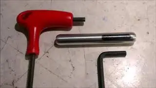 Making a T handle hex wrench