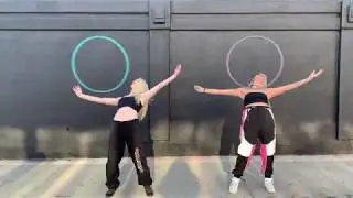 Duo Hula Hoop Routine - Bad Guy by Billie Eilish