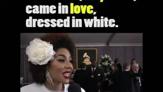 Joy Villa Unveils Donald Trump Dress at Grammys