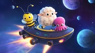 Animals in Space: A Cosmic Adventure! | Nursery Rhymes