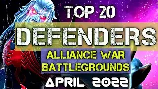 MCOC Top 20 Defenders | April 2022 | Marvel Contest of Champions | Alliance War & Battlegrounds