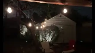 Rain coming down in central Phoenix