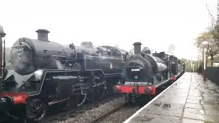 Something that we never get to see. 11456, 47298 (7138), 12322 and 13268 arrive into Ramsbottom