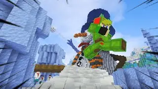 Surviving from the Snowmen on Cubecraft! | LIVE #cubecraft