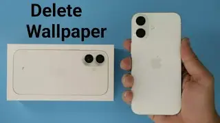 IPhone 17- How to delete wallpaper