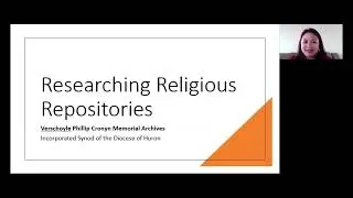 Huron Dioceses Archives Resources