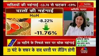 CNBC Awaaz| CPI inflation eases again | Aditi Nayar- Chief Economist, ICRA Limited