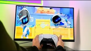 POV PS5 Gameplay  Astro&rsquo;s Playroom Cooling Springs Part 2 Gaming Monitor Experience
