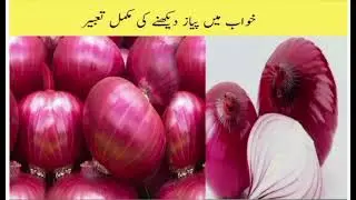 Khwab mein pyaz dekhna, خواب میں پیاز دیکھنا#khwabkitabeer #pyaz