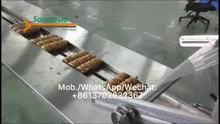SOONTRUE- Cookies with tray flow wrapping machine