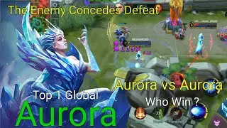 Can Aurora Survive This Situation ! Queen vs Queen | Top 1 Global Aurora | Mobile Legends Bang Bang