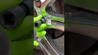 How to remove a broken lug nut. #automaintenance #vehiclemaintenance #garagesafety
