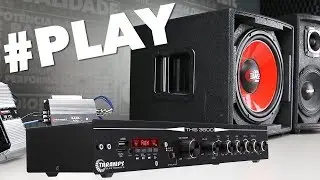 M&oacute;dulo amplificador taramps 120 Watts THS3600, 400 Watts Bass400 tocando  - Taramps Music