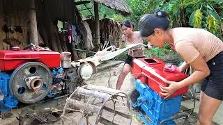From Mountain Junk to Harvest Hero: Genius Girl Restores a Grandma's Broken Machine!